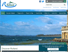 Tablet Screenshot of discover-rutland.co.uk